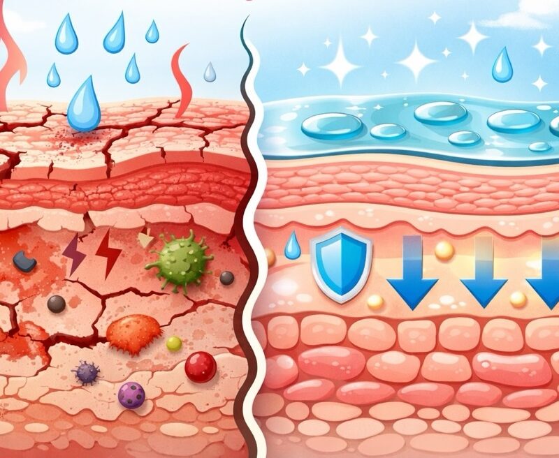 Barriera cutanea danneggiata