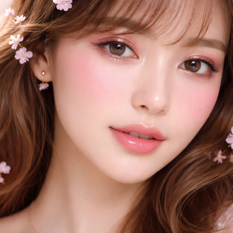 Cherry Blossom Makeup