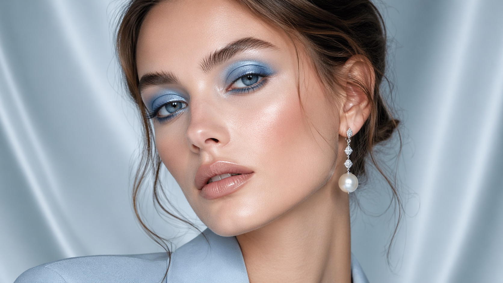 Cool Blue Makeup