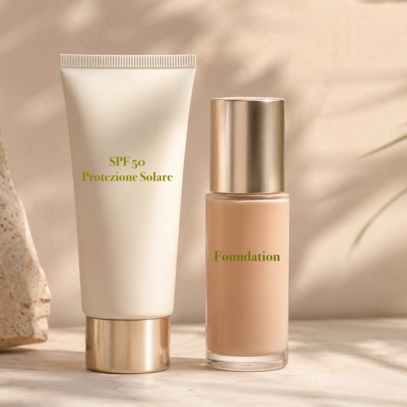 Solare Viso Sotto il Make-Up