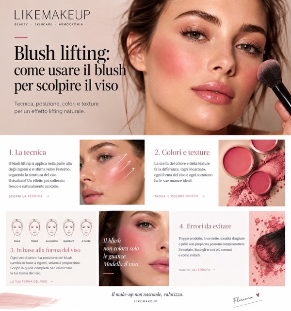 Blush per Scolpire il Viso
